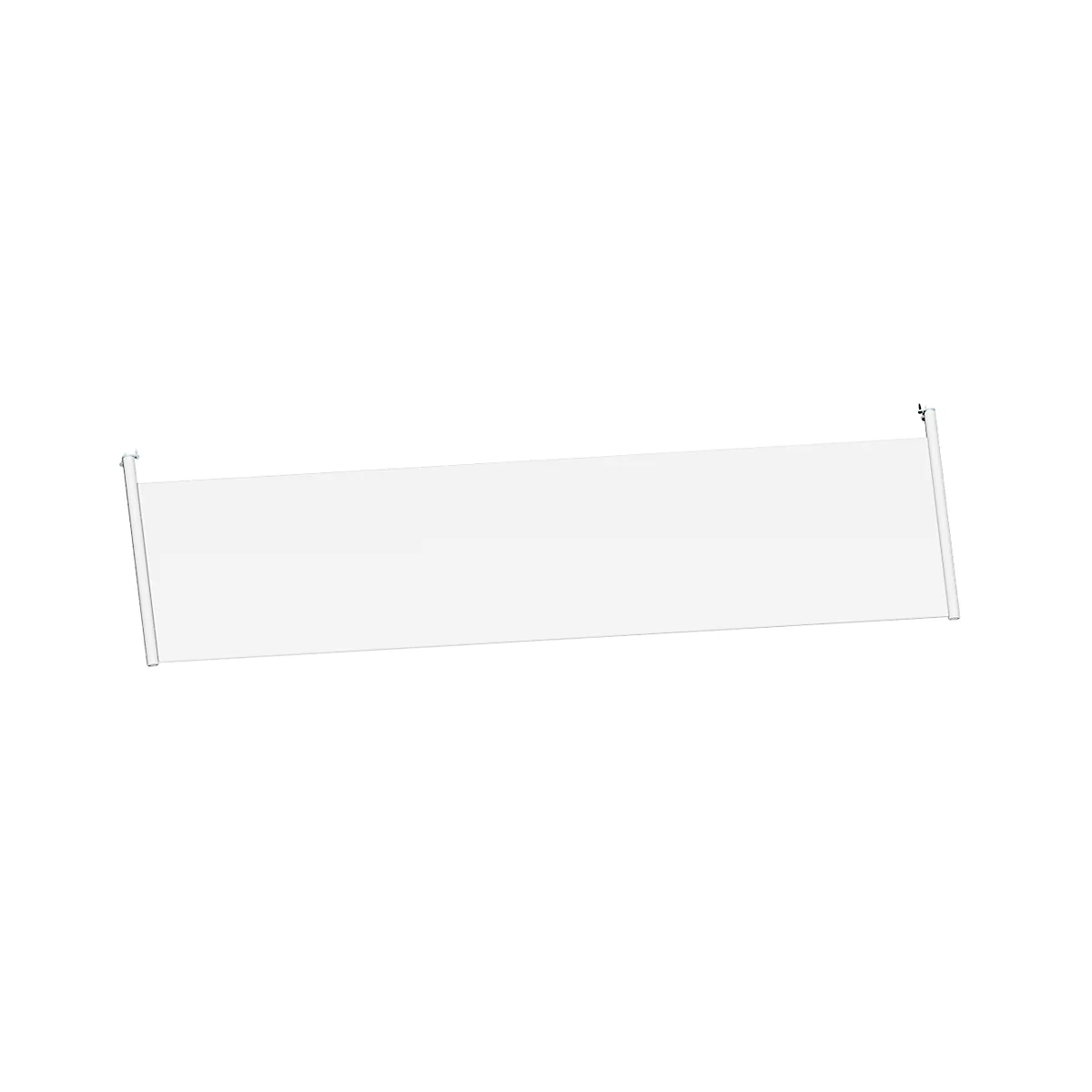 Schäfer Shop Genius Rückseitenblende, für Schreibtisch 90 Grad, H 466 mm, weiß