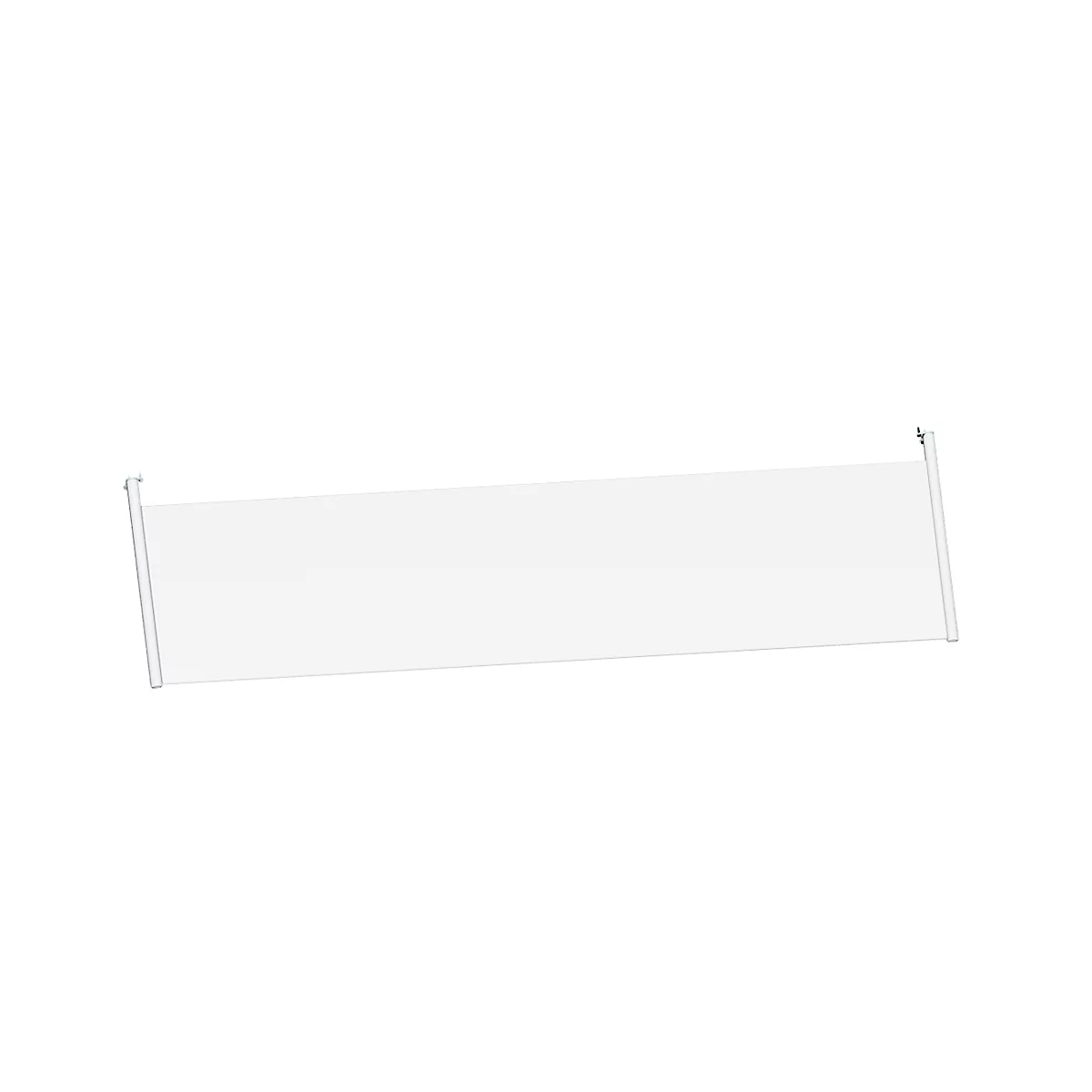 Schäfer Shop Genius Rückseitenblende, für Schreibtisch B 2000 mm, H 466 mm, weiß