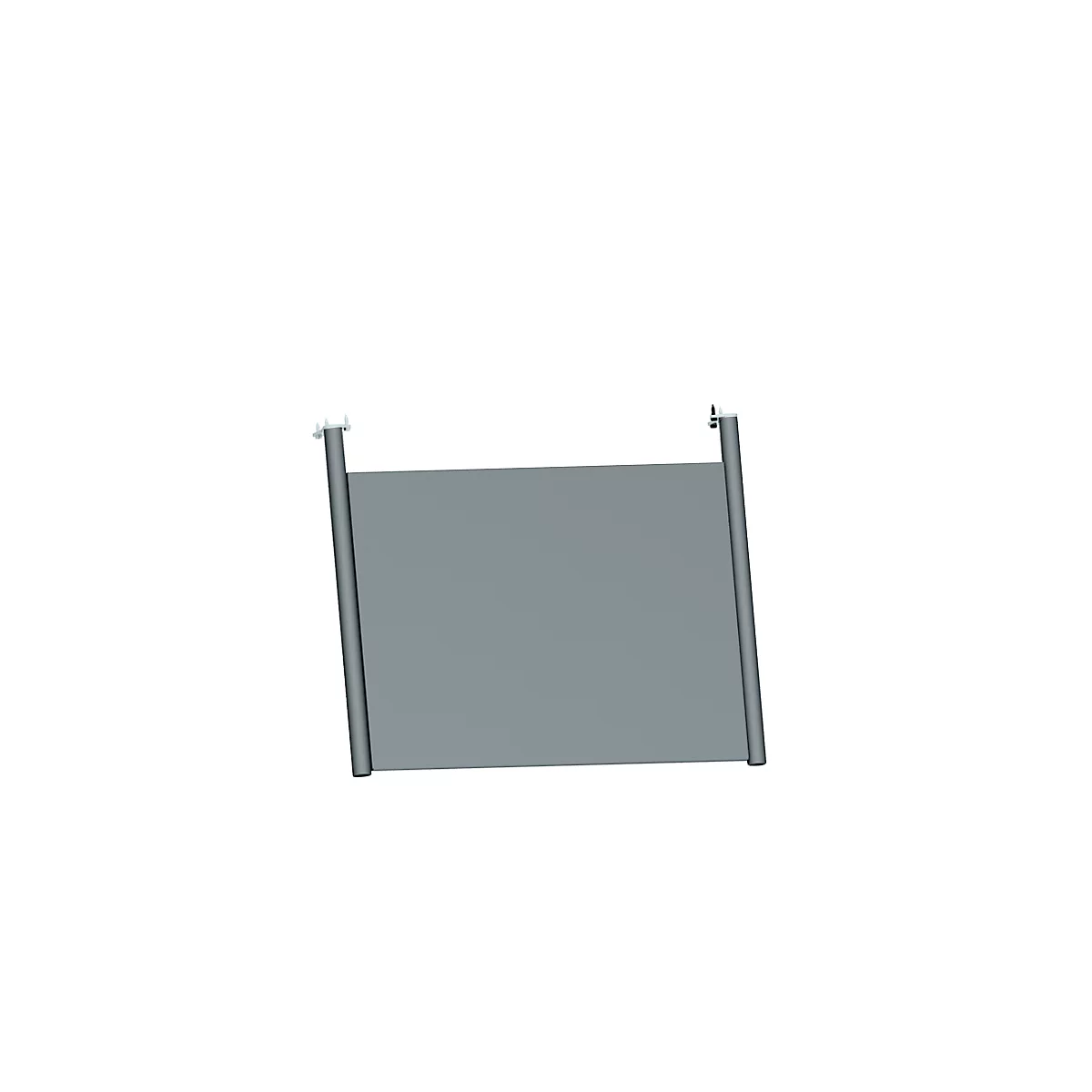 Schäfer Shop Genius Rückseitenblende, für Schreibtisch B 800 mm, H 466 mm, anthrazit