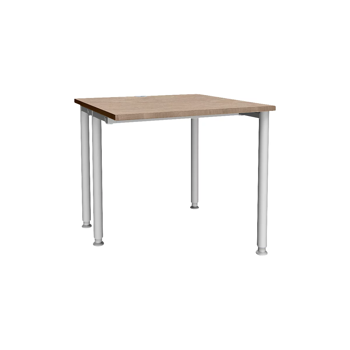 Schäfer Shop Genius Schreibtisch MODENA FLEX, Breite 800 mm, einseitig verkürzt, Eiche