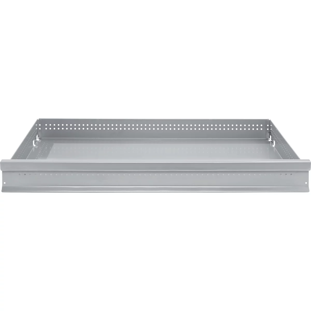 Schäfer Shop Genius Schublade FS, Stahl, B 993 x T 592 x H 100 mm, Weißalu, bis 60 kg