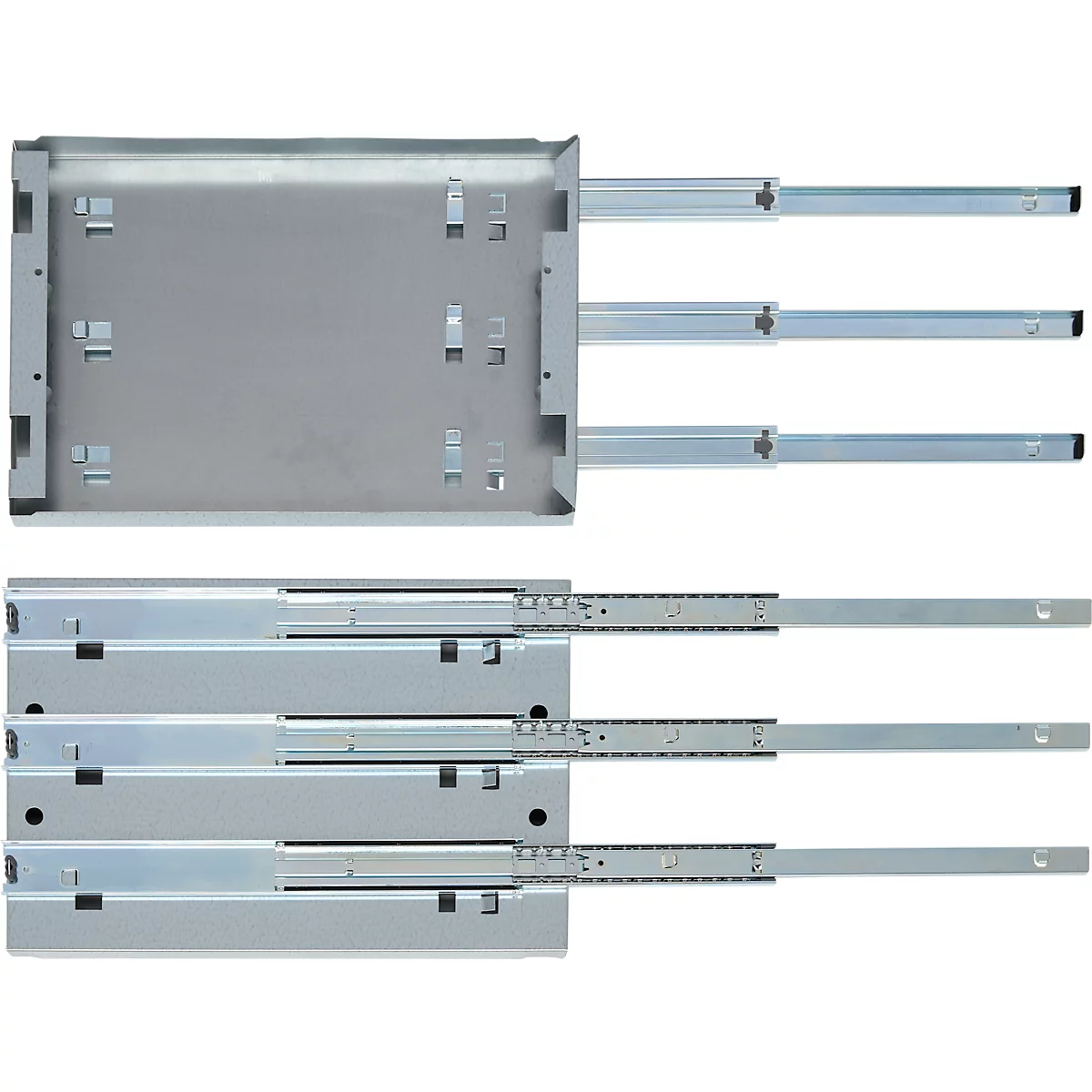Schäfer Shop Genius Schubladenblock EcoSchub für FS Putzmittel- und Materialschränke, 3 Schubladen, B 950 x T 490 x H 300 mm