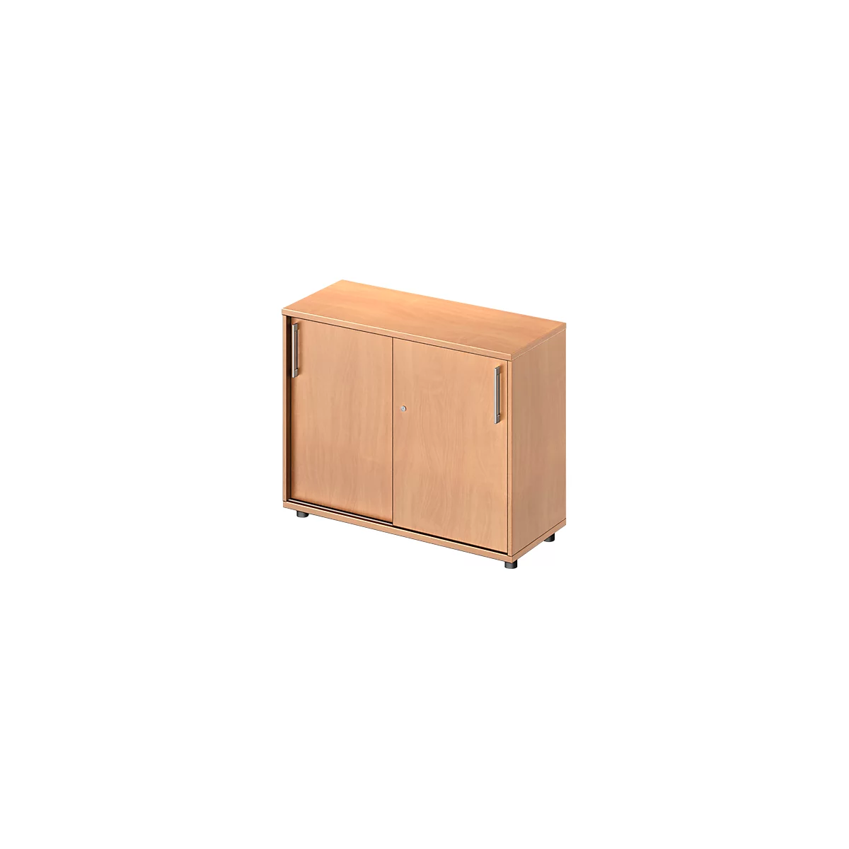 Schäfer Shop Genius Schuifdeurkast TETRIS WOOD, 2 ordnerhoogten, B 1000 mm, hoogte incl. glijders, beukenpatroon