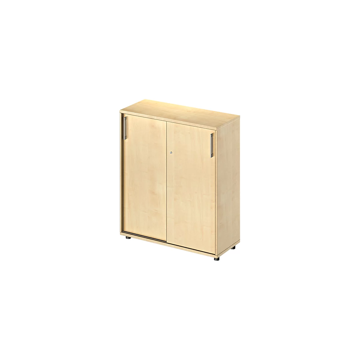 Schäfer Shop Genius schuifdeurkast TETRIS WOOD, 3 OH, B 1000 mm, hoogte incl. glijders, ahorn decor