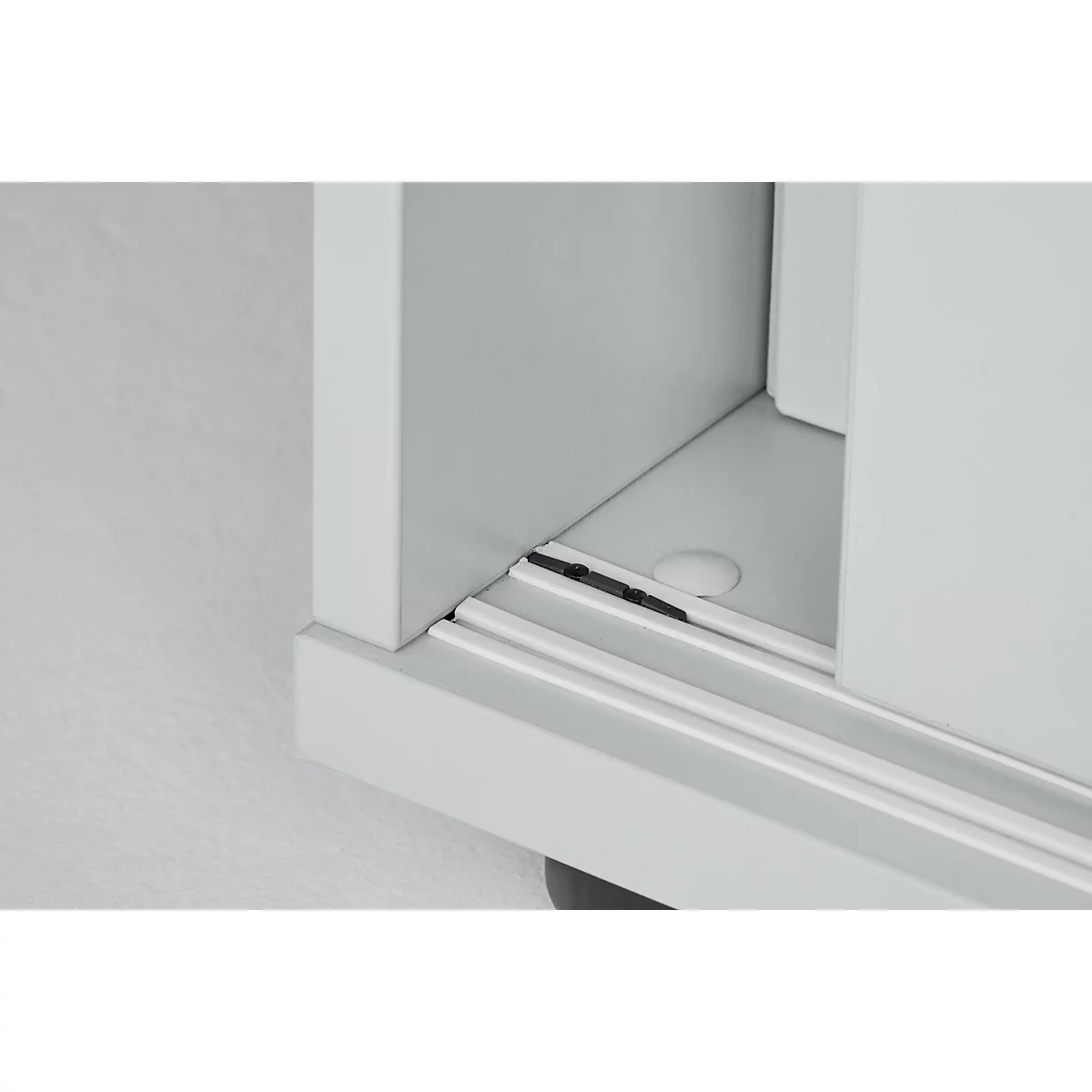 Schäfer Shop Genius schuifdeurkast TETRIS WOOD, 3 OH, B 800 mm, hoogte incl. glijders, wit
