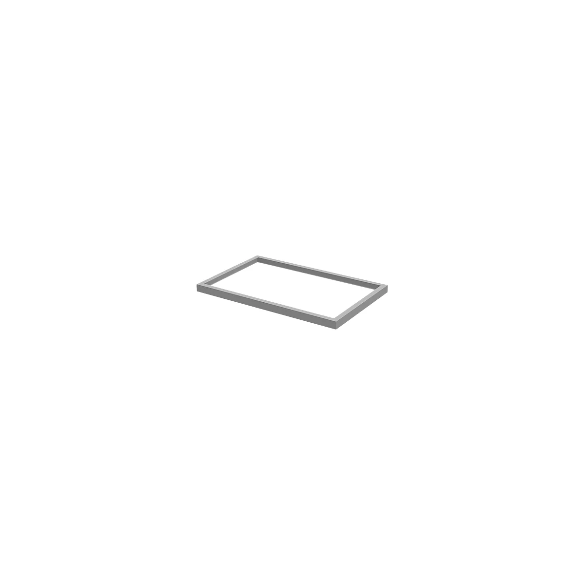 Schäfer Shop Genius Socle en acier TETRIS WALL, l. 600 x H 30 mm