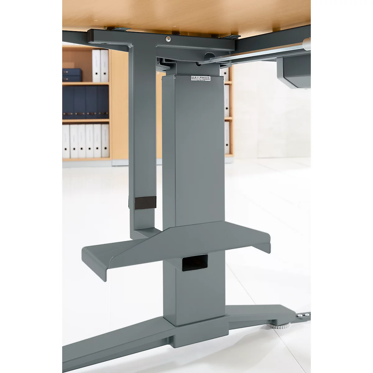 Schäfer Shop Genius Support d'unité centrale pour bureau e ERGOSTYLE, réglable en largeur et en hauteur, acier revêtu par poudre, anthracite