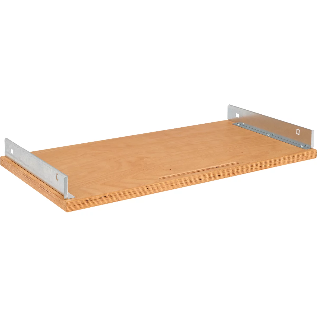 Schäfer Shop Genius Tablarauszug für FS Materialschränke, Buchenholz geölt, B 910 x T 490 x H 80 mm