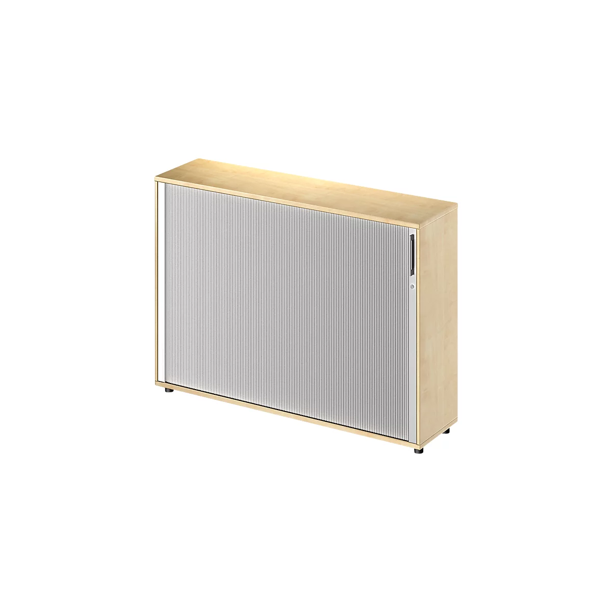 Schäfer Shop Genius TETRIS WOOD rolluikkast, 3 OH, B 1600 mm, hoogte incl. glijders, tussenschot, ahorn decor