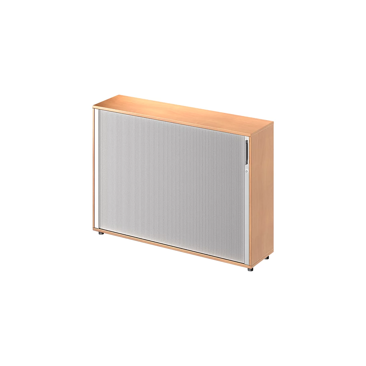 Schäfer Shop Genius TETRIS WOOD rolluikkast, 3 OH, B 1600 mm, hoogte incl. glijders, tussenschot, beuken decor