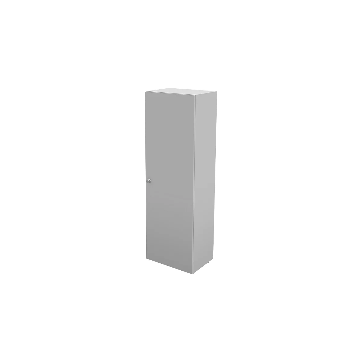 Schäfer Shop Genius Vleugeldeurkast TETRIS WALL, 5 ordnerhoogten, deuraanslag rechts, B 600 x D 440 x H 1880 mm, lichtgrijs