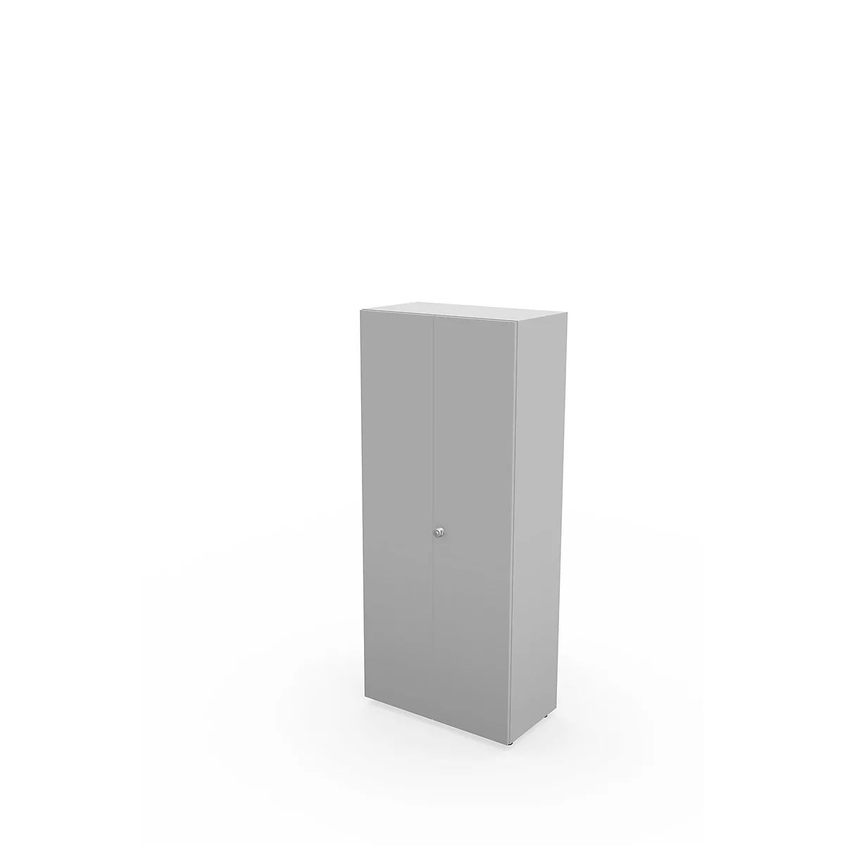 Schäfer Shop Genius Vleugeldeurkast TETRIS WALL, 5 ordnerhoogten, deuraanslag rechts, B 800 x D 440 x H 1880 mm, lichtgrijs