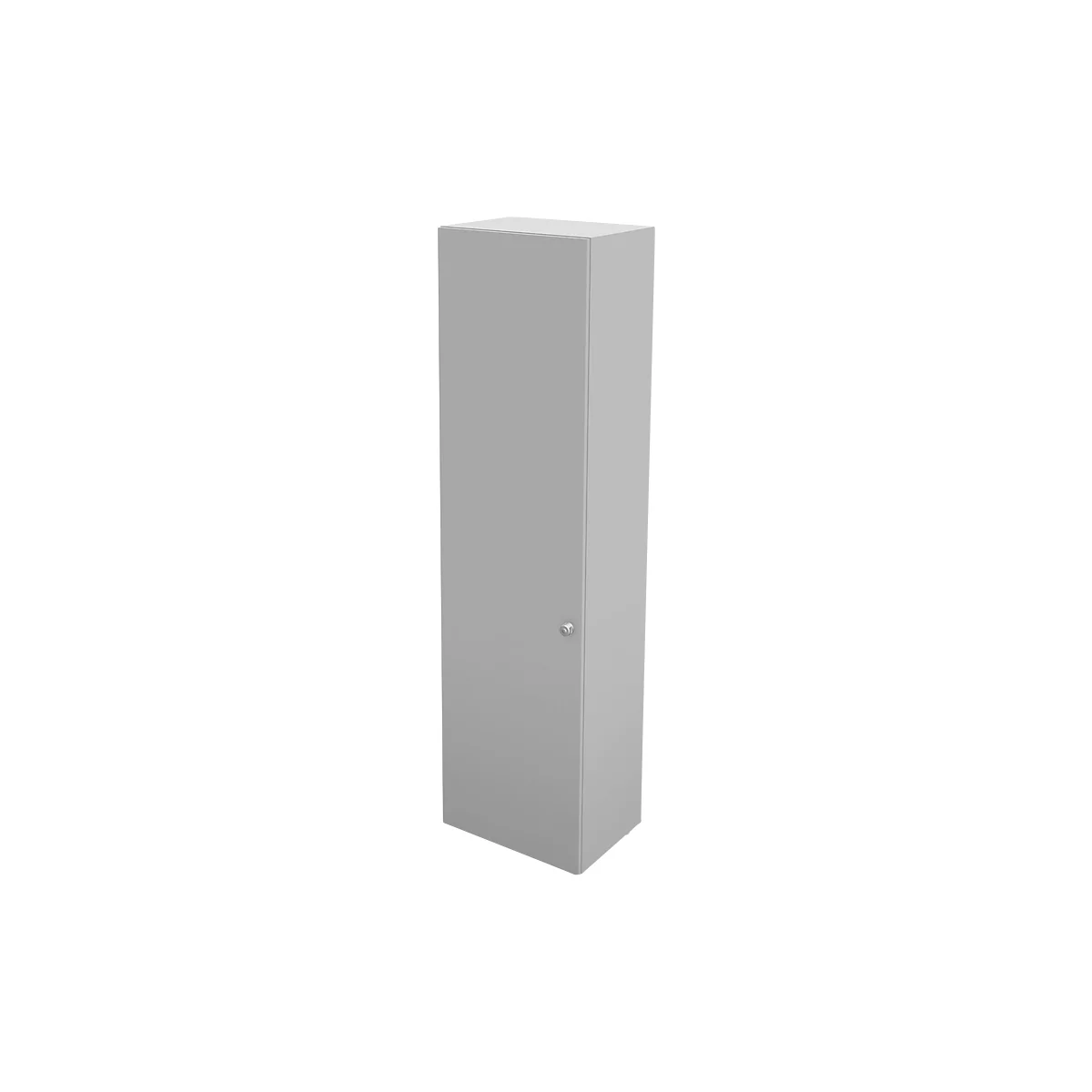 Schäfer Shop Genius Vleugeldeurkast TETRIS WALL, 6 ordnerhoogten, deuraanslag links, B 600 x D 440 x H 2250 mm, lichtgrijs