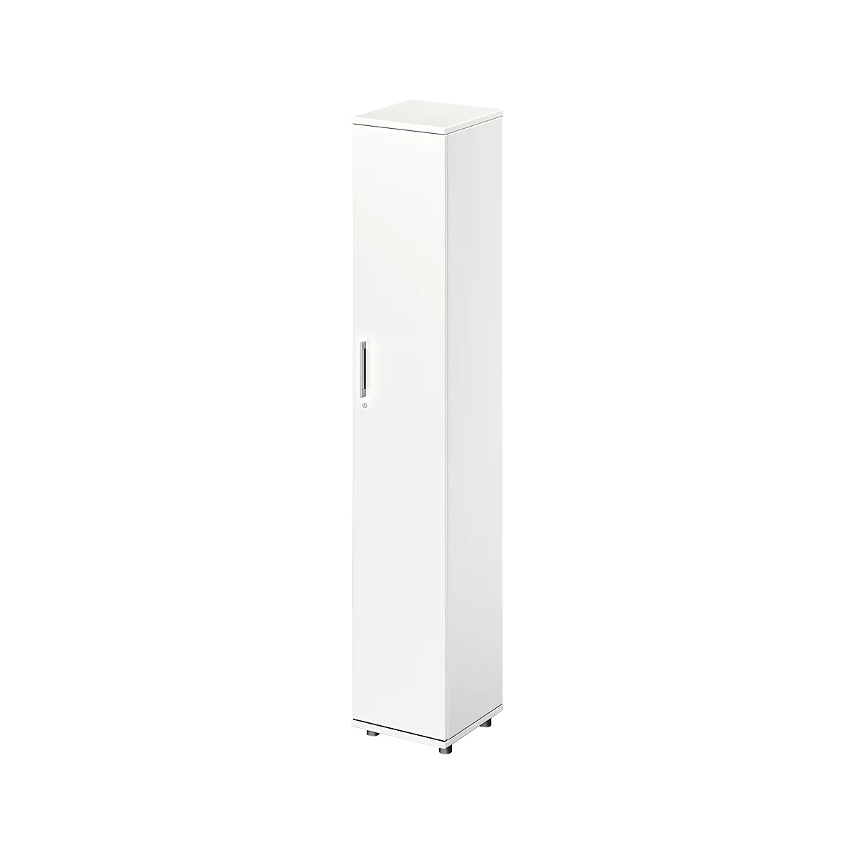 Schäfer Shop Genius Vleugeldeurkast TETRIS WOOD, 6 ordnerhoogten, B 400 x D 421 x H 2270 mm, hoogte incl. glijders, deur rechts, wit 