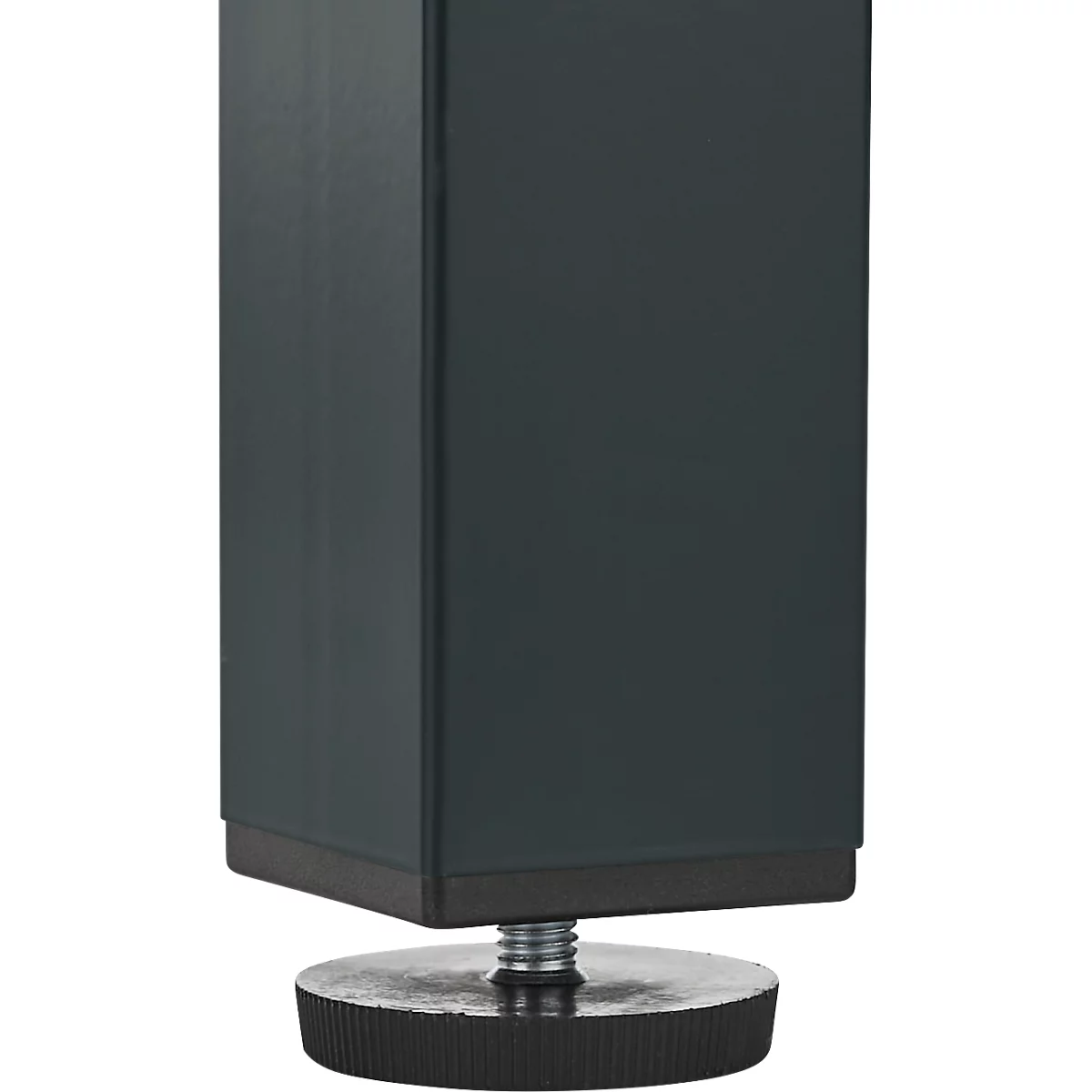 Schäfer Shop Pure Arbeitstisch AST31, manuell höhenverstellbar, Multiplex-Platte, 4-Fuß, bis 500 kg, B 2000 x T 800 x H 805-1035 mm, weißaluminium/Buche