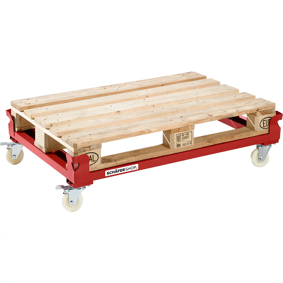 Schäfer Shop Pure Châssis mobile pour palettes, L 1210 x l. 805 mm