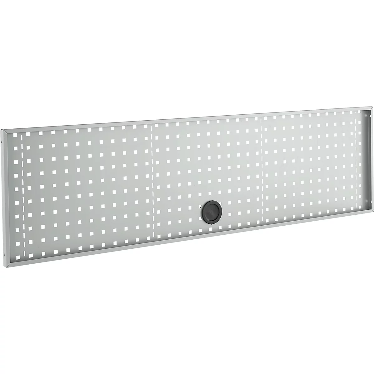 Schäfer Shop Pure Lochwand für AST31 Tischaufbau, bis 150 kg, B 1500 x H 380 mm, Stahl, lichtgrau