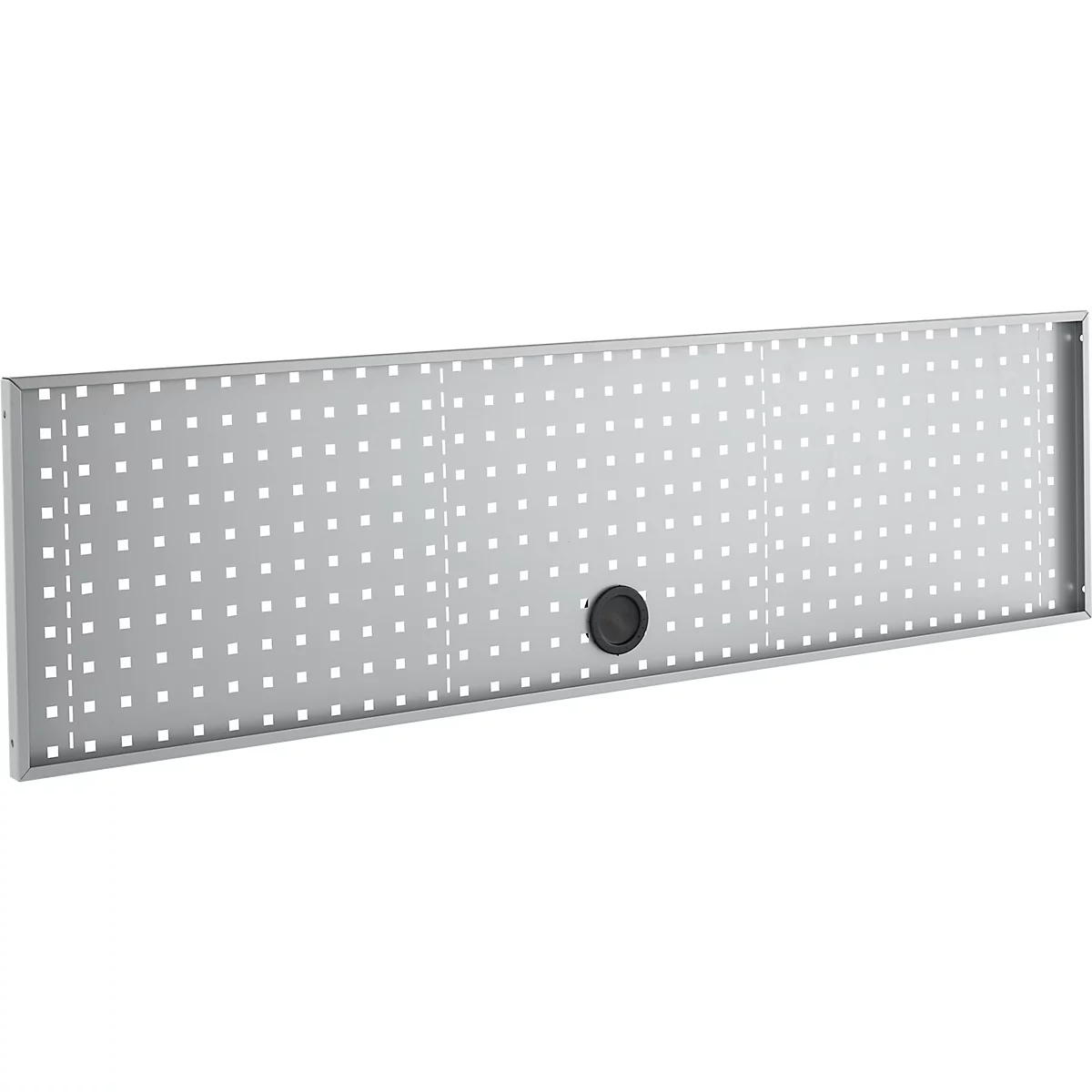 Schäfer Shop Pure Lochwand für AST31 Tischaufbau, bis 150 kg, B 2000 x H 380 mm, Stahl, weißaluminium