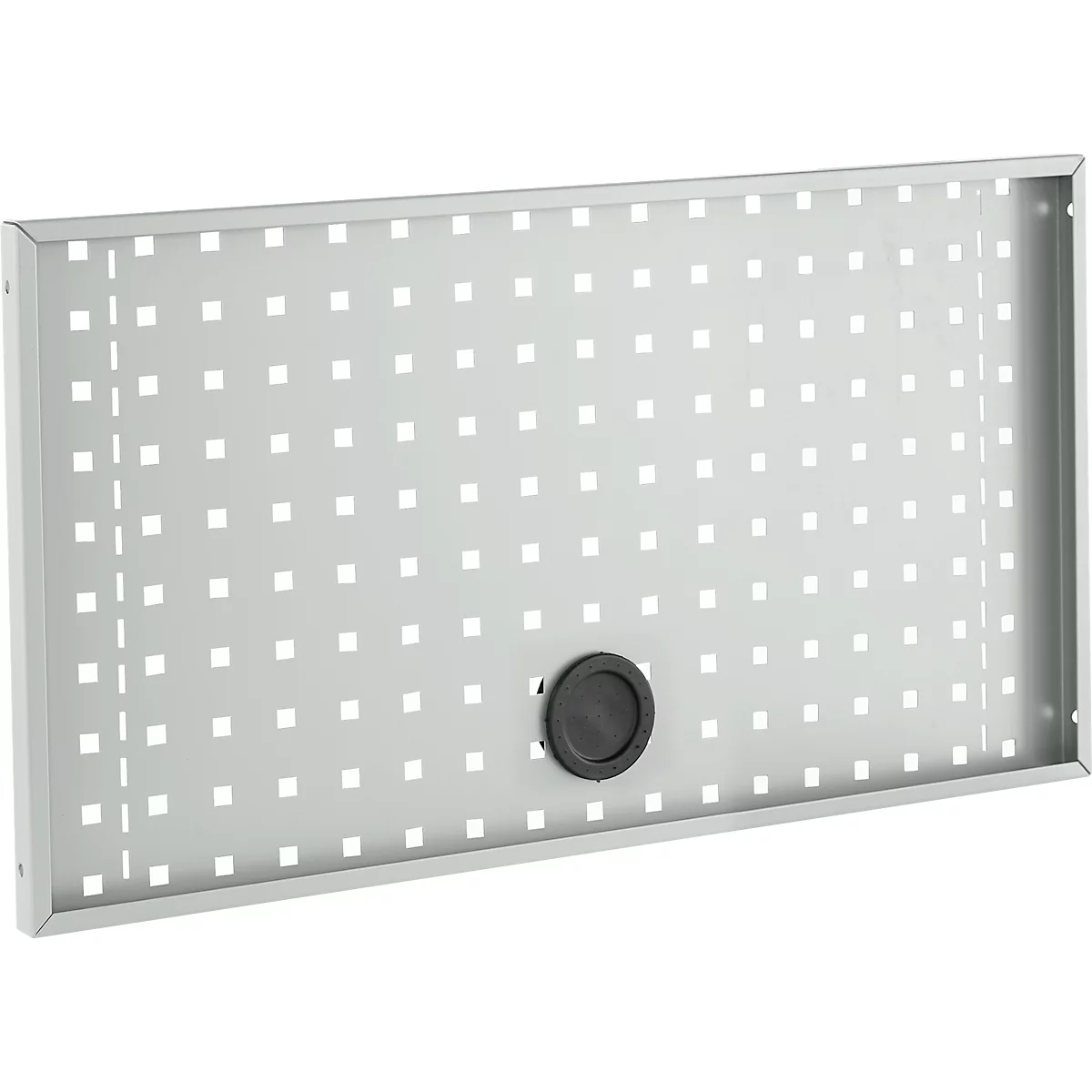 Schäfer Shop Pure Lochwand für AST31 Tischaufbau, bis 150 kg, B 750 x H 380 mm, Stahl, lichtgrau