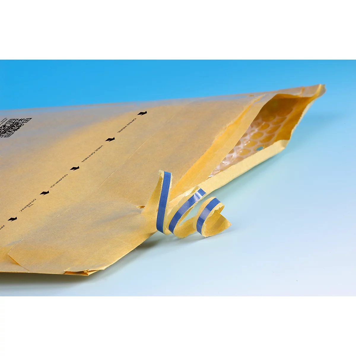 Schäfer Shop Pure Luchtkussenenvelop, goudgeel, 200 st., 120 x 215 mm / 140 x 225 mm