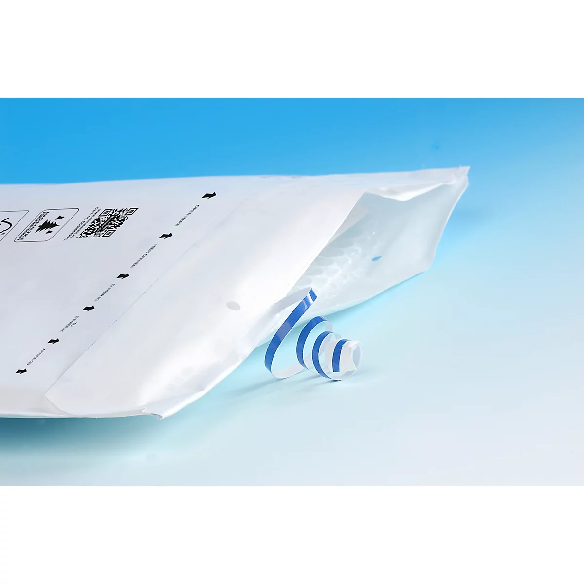 Schäfer Shop Pure Luchtkussenenveloppen, 95 x 165 mm, wit, 200 stuks