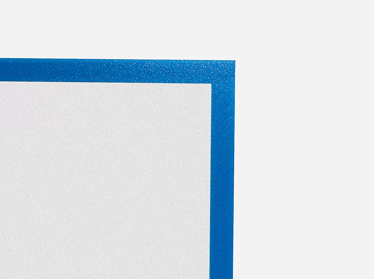 Schäfer Shop Pure Marco magnético SSI estándar, formato de retrato DIN A4, 5 piezas, azul