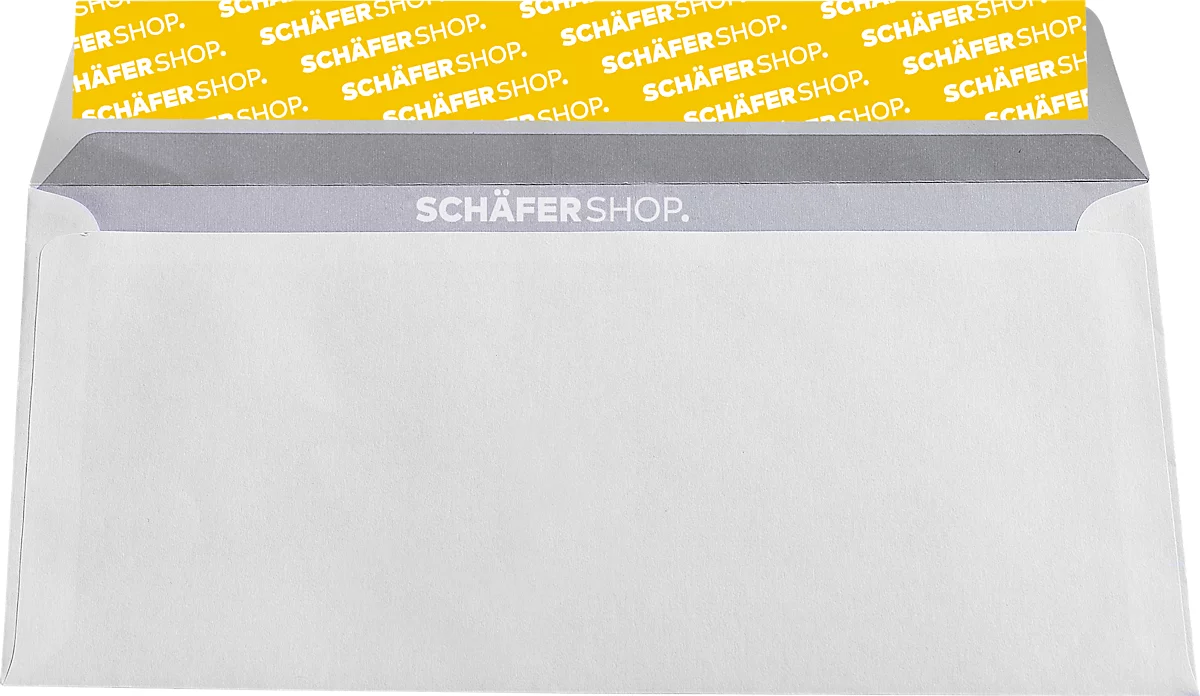 Schäfer Shop Pure Sobres de la tienda SCHÄFER, DIN largo, con ventana, 250 piezas