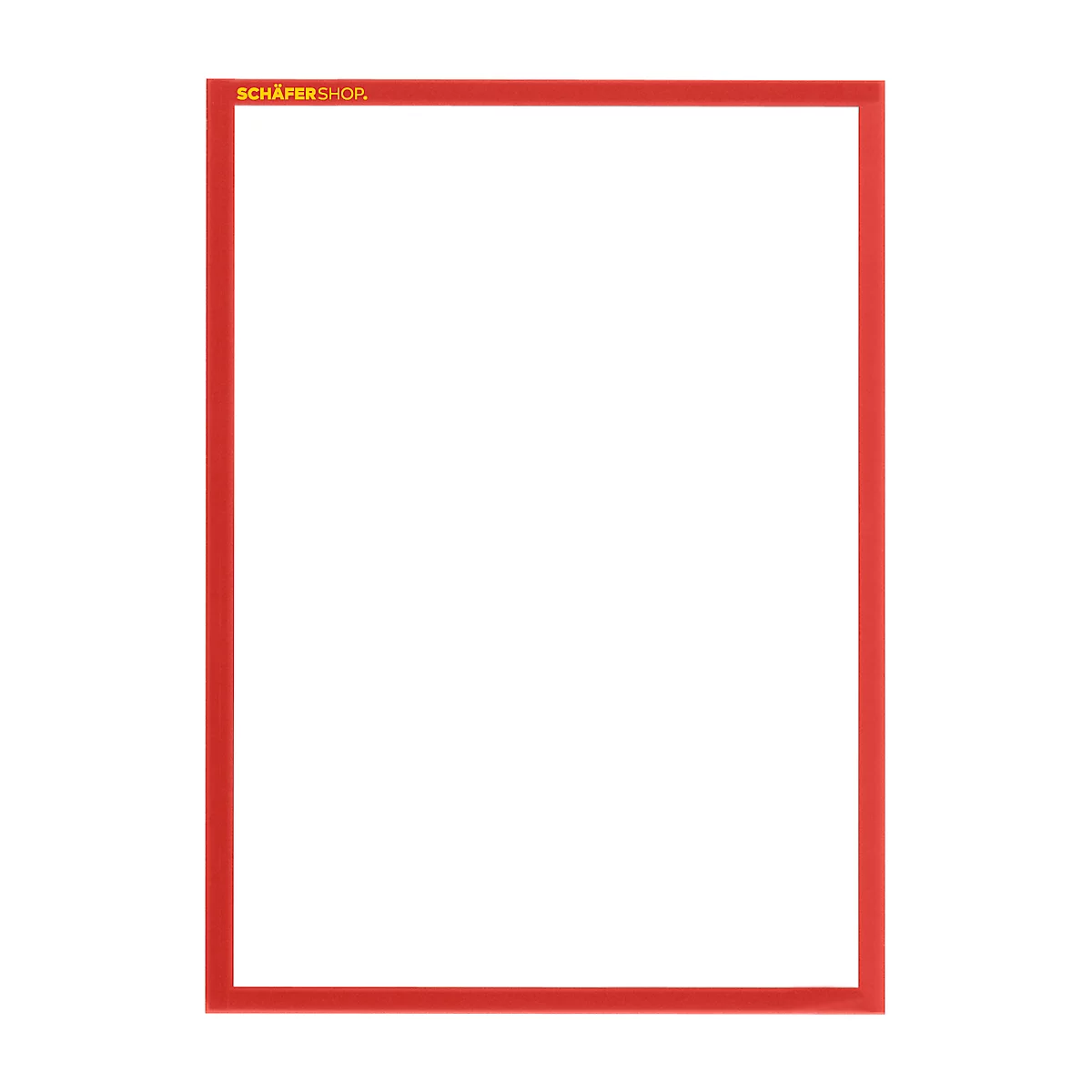 Schäfer Shop Pure SSI Magnetrahmen Standard, DIN A4 Hochformat, 5 Stück, rot