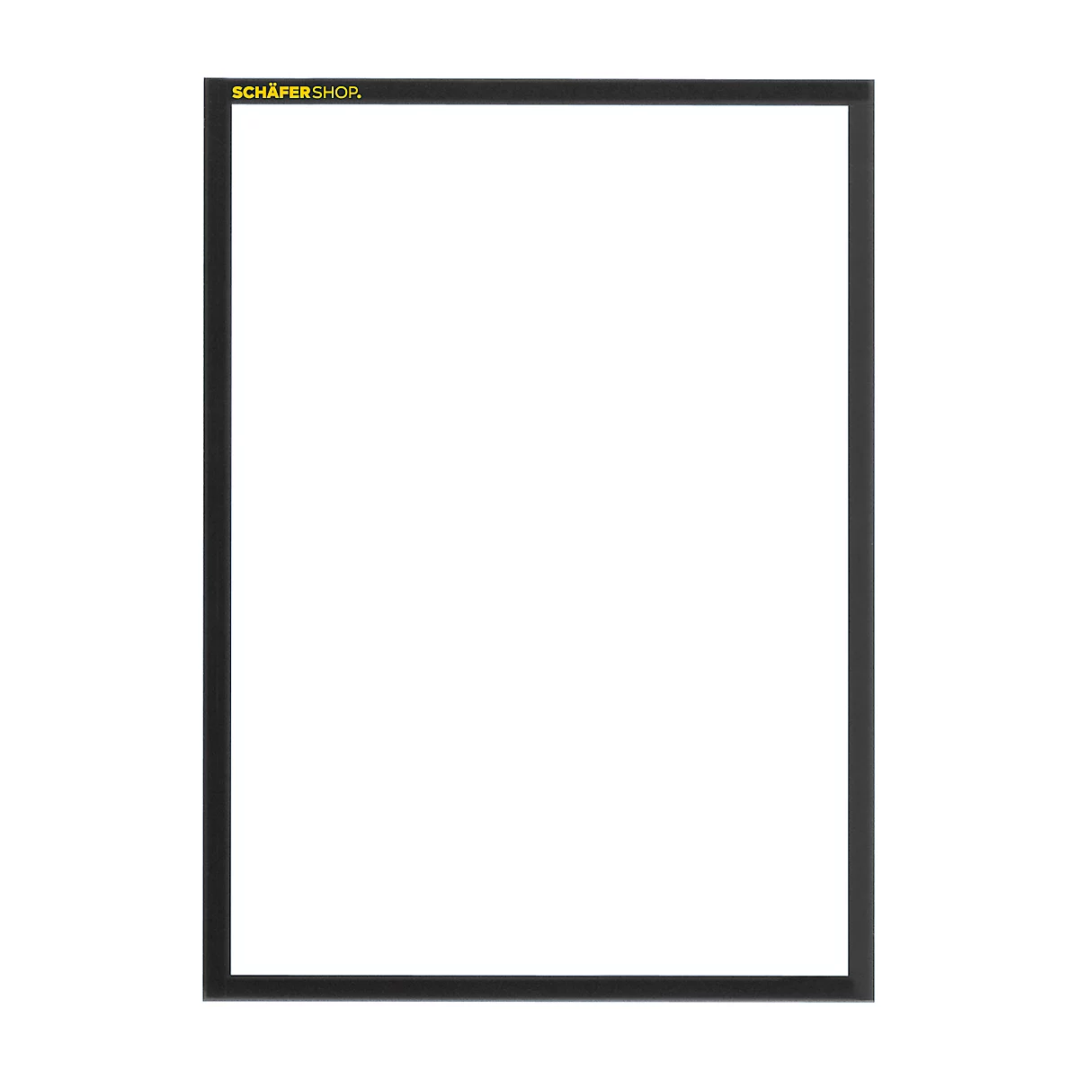 Schäfer Shop Pure SSI Magnetrahmen Standard, DIN A4 Hochformat, 5 Stück, schwarz