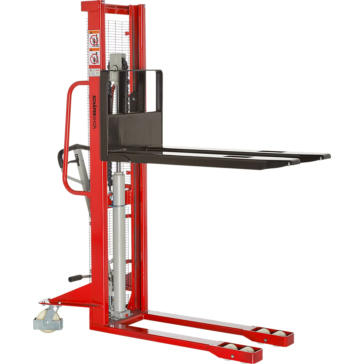 Schäfer Shop Pure Transpalette à grande levée 1720/1000, rouge