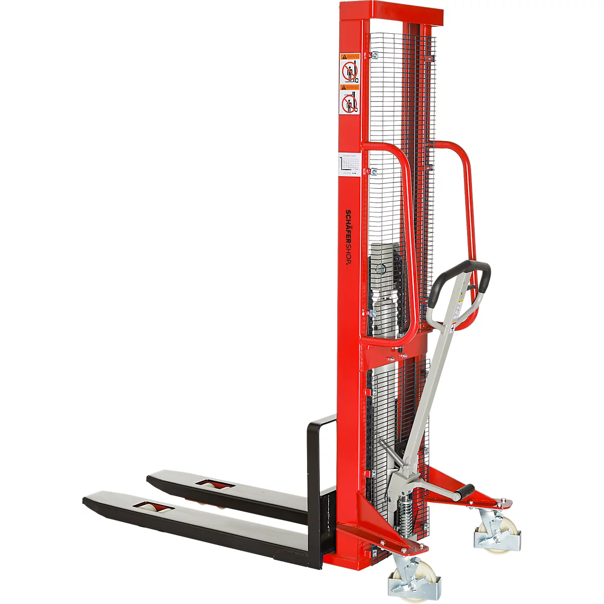 Schäfer Shop Pure Transpalette à grande levée 1720/1000, rouge