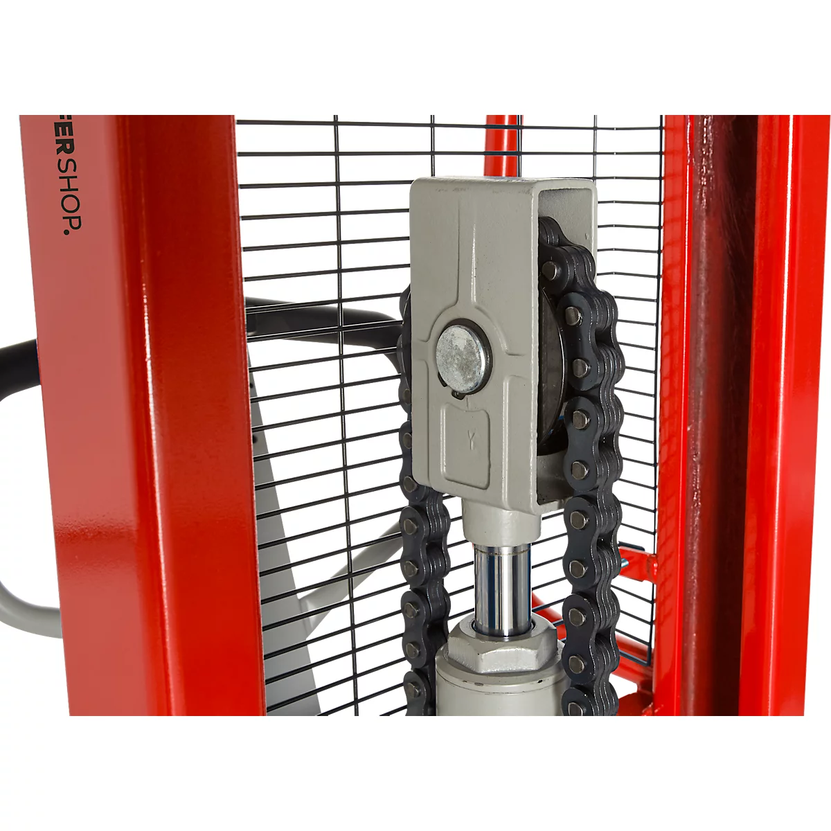Schäfer Shop Pure Transpalette à grande levée 1720/1000, rouge