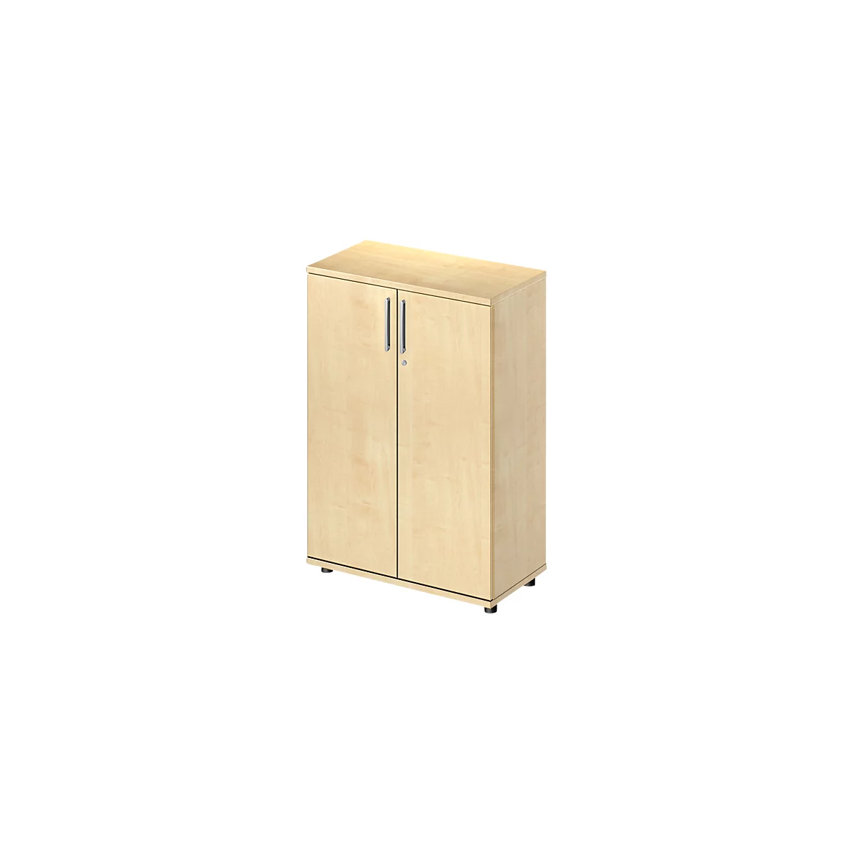 Schäfer Shop Pure Vleugeldeurkast Proplana, 3 ordnerhoogten, breedte 800 mm, afsluitbaar, esdoornpatroon 