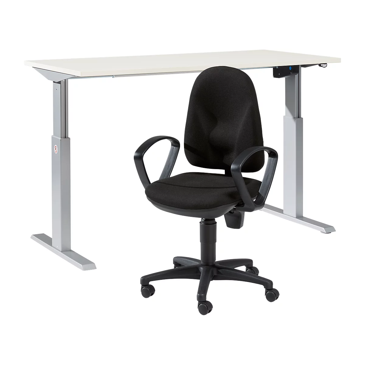 Schäfer Shop Select Komplettangebot 1stufig elektr. höhenverstellbarer Schreibtisch ErgoT, B