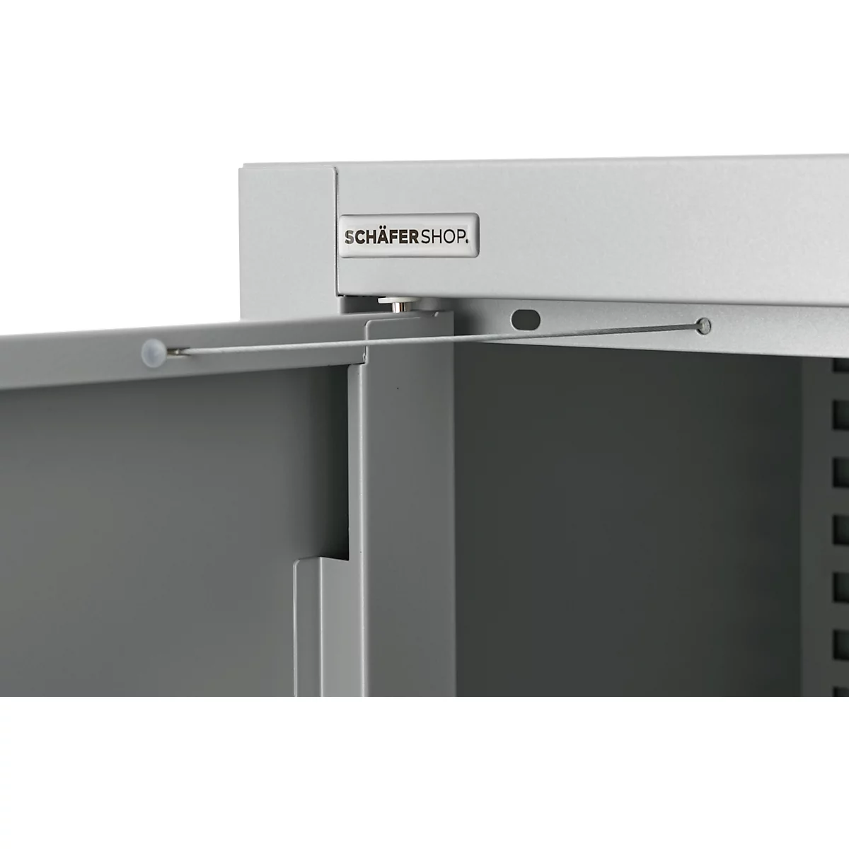 Schäfer Shop Select archiefkast, afsluitbaar, hoogte 1585 mm, breedte 950 mm, lichtgrijs