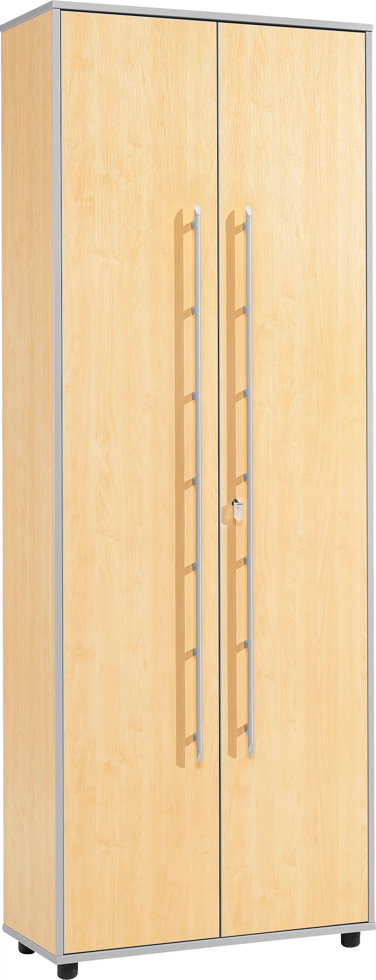 Schäfer Shop Select Armario archivador Moxxo IQ, madera, 5 estantes, 6 AA, An 801 x P 362 x Al 2166 mm, con cerradura, acabado en arce