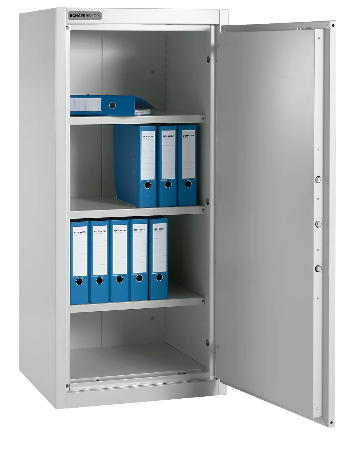 Schäfer Shop Select Armario de acero TS 1, 3 estantes, sin compartimento interior