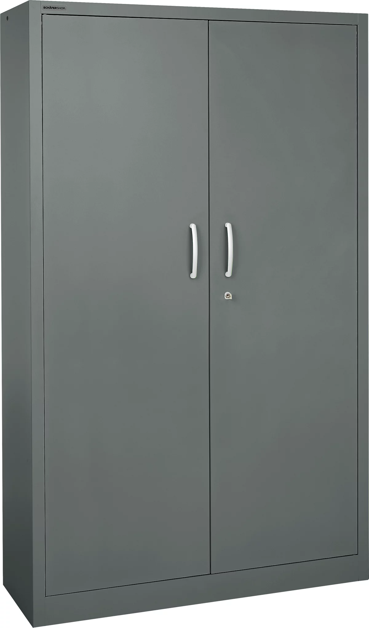 Schäfer Shop Select Armario de puertas batientes MS iCOLOUR, acero, 5 alturas de archivo, An 1200 mm, grafito RAL 7024