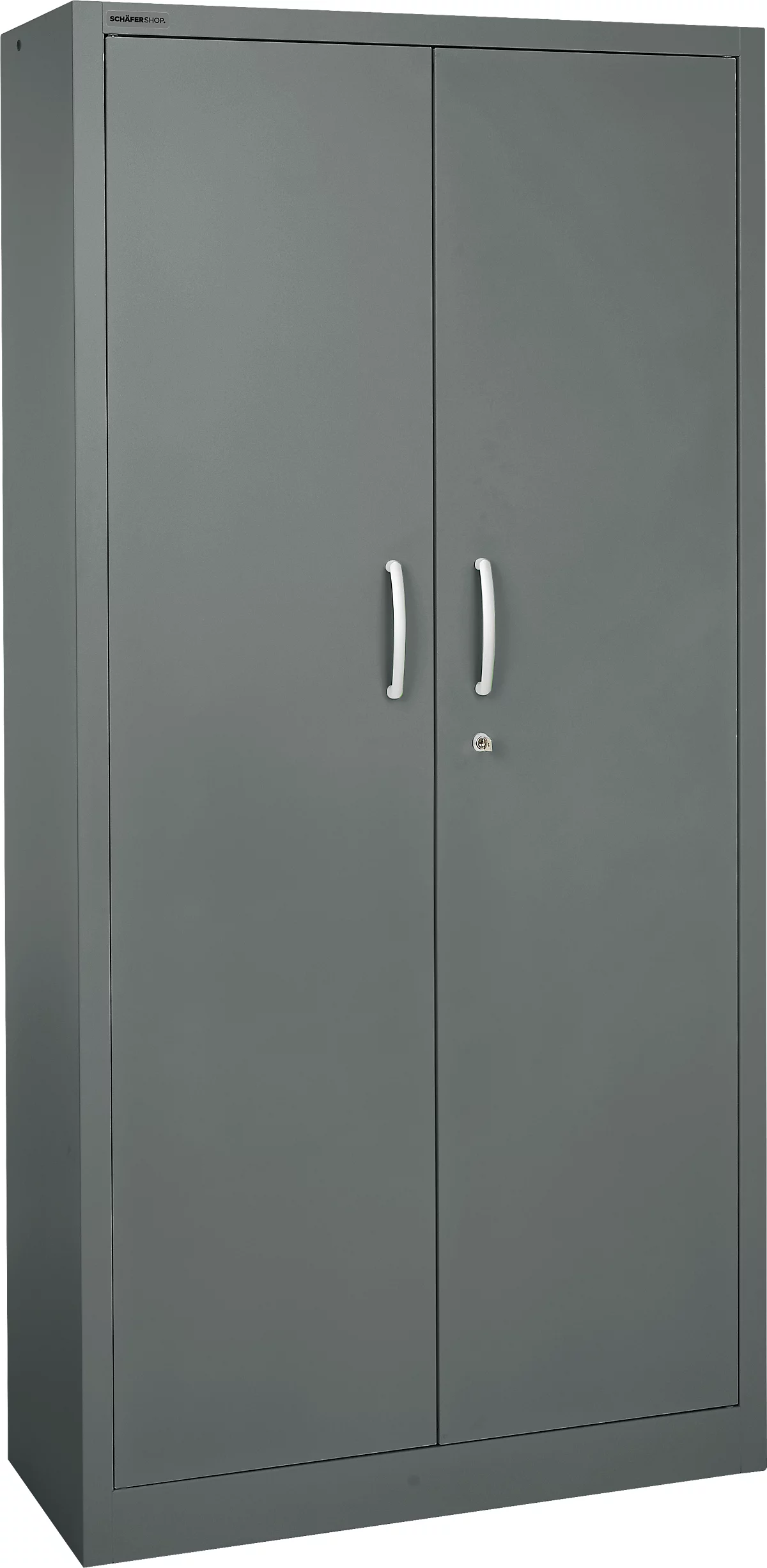 Schäfer Shop Select Armario de puertas batientes MS iCOLOUR, acero, 5 alturas de archivo, An 950 mm, grafito RAL 7024