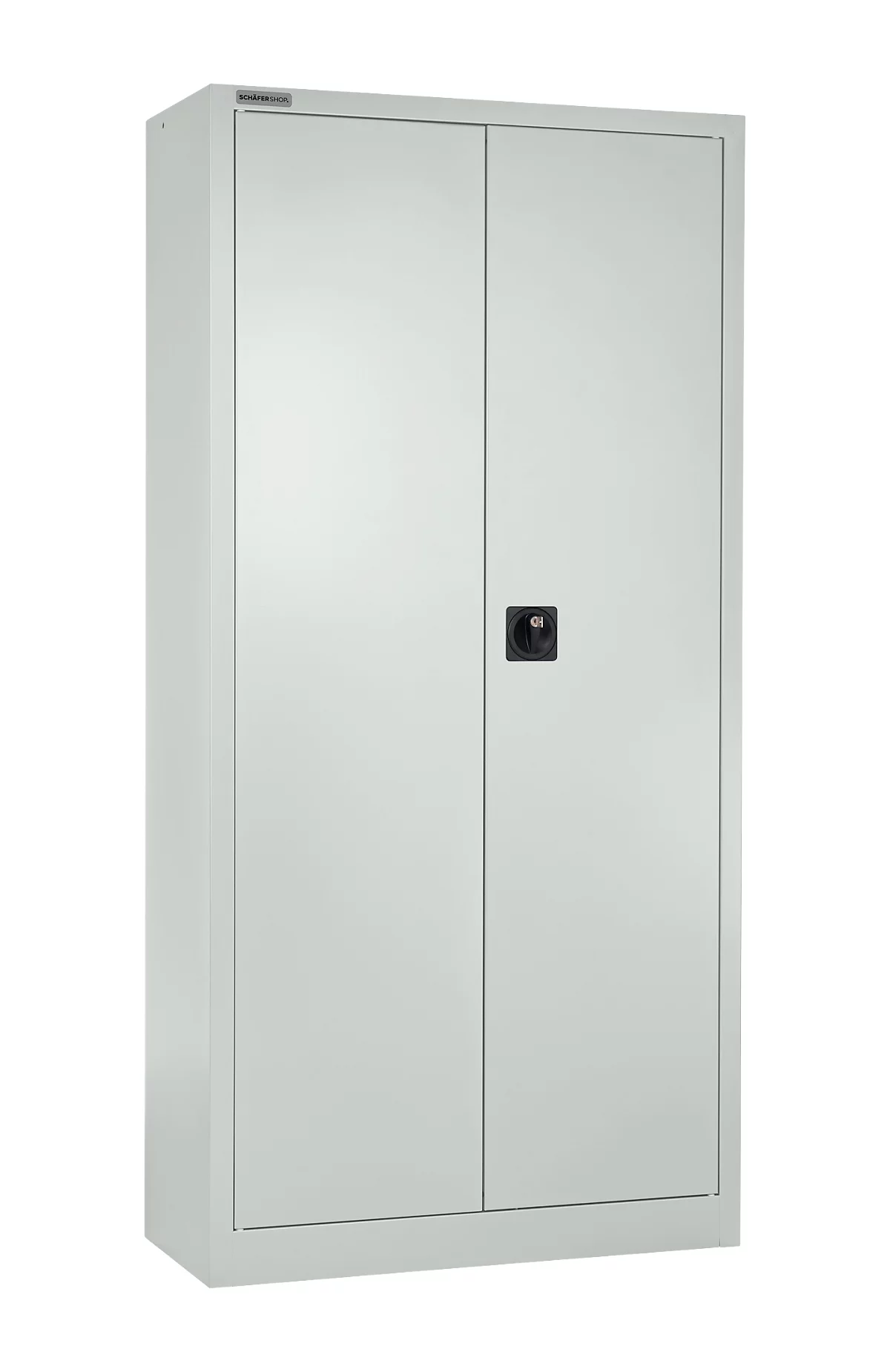 Schäfer Shop Select Armario de puertas batientes MS iCONOMY, acero, 5 alturas de archivo, ancho 800 x fondo 400 x alto 1935 mm, gris claro