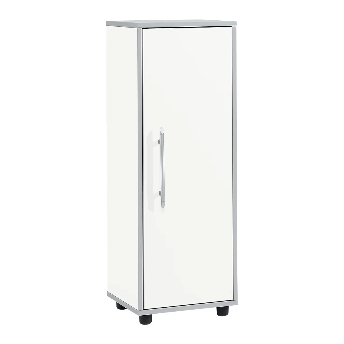 Schäfer Shop Select Armoire à dossiers Moxxo IQ, bois, 2 tablettes, 3 HC, L 401 x P 362 x H 1115 mm, blanc