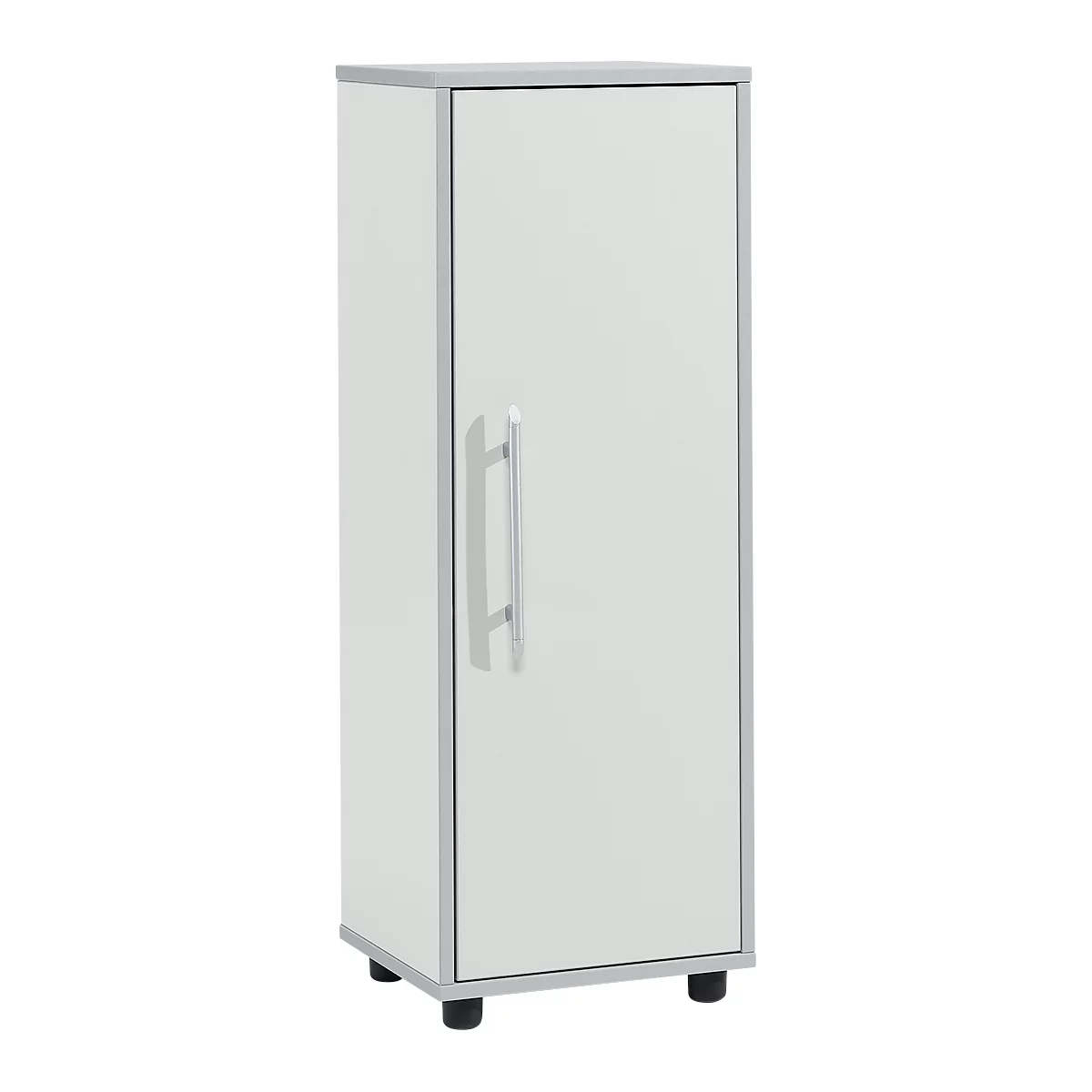 Schäfer Shop Select Armoire à dossiers Moxxo IQ, bois, 2 tablettes, 3 HC, L 401 x P 362 x H 1115 mm, gris clair
