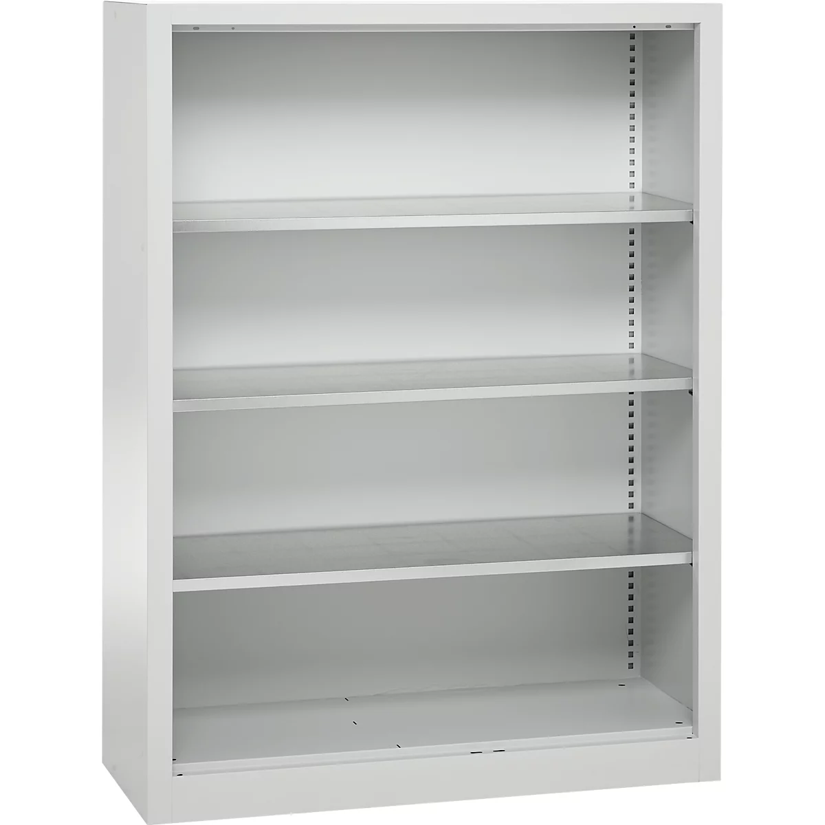 Schäfer Shop Select Armoire à étagères MS, 4 HC, L 1200 x P 400 x H 1584 mm, tôle d'acier, gris clair