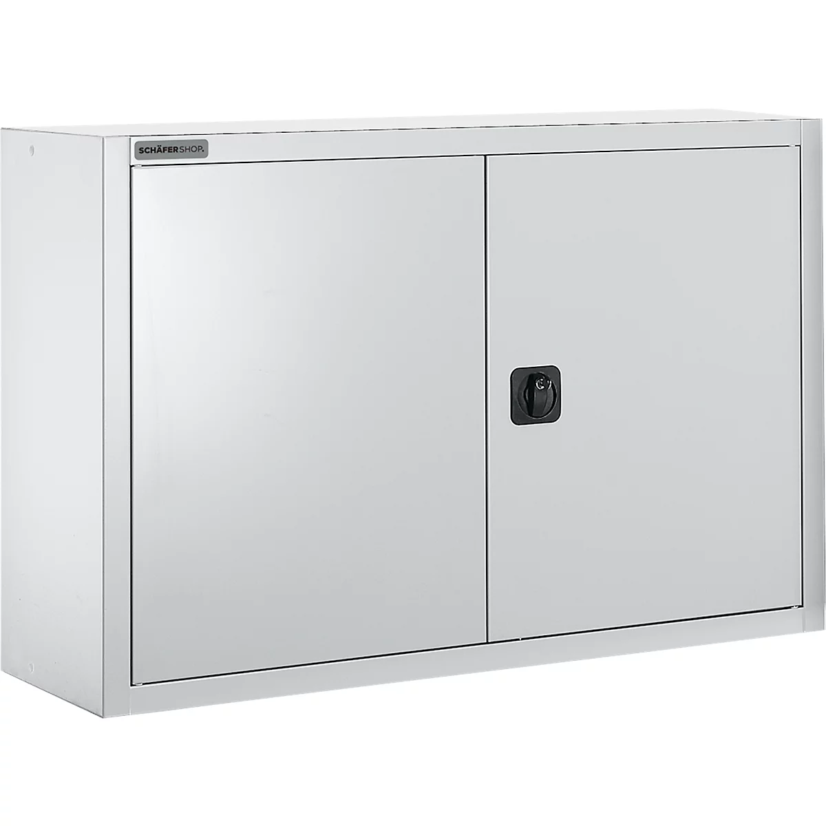 Schäfer Shop Select Armoire à poser MS 8409i, L 950 x P 400 x H 800 mm, 1 fond, acier, gris clair RAL 7035/gris clair RAL 7035