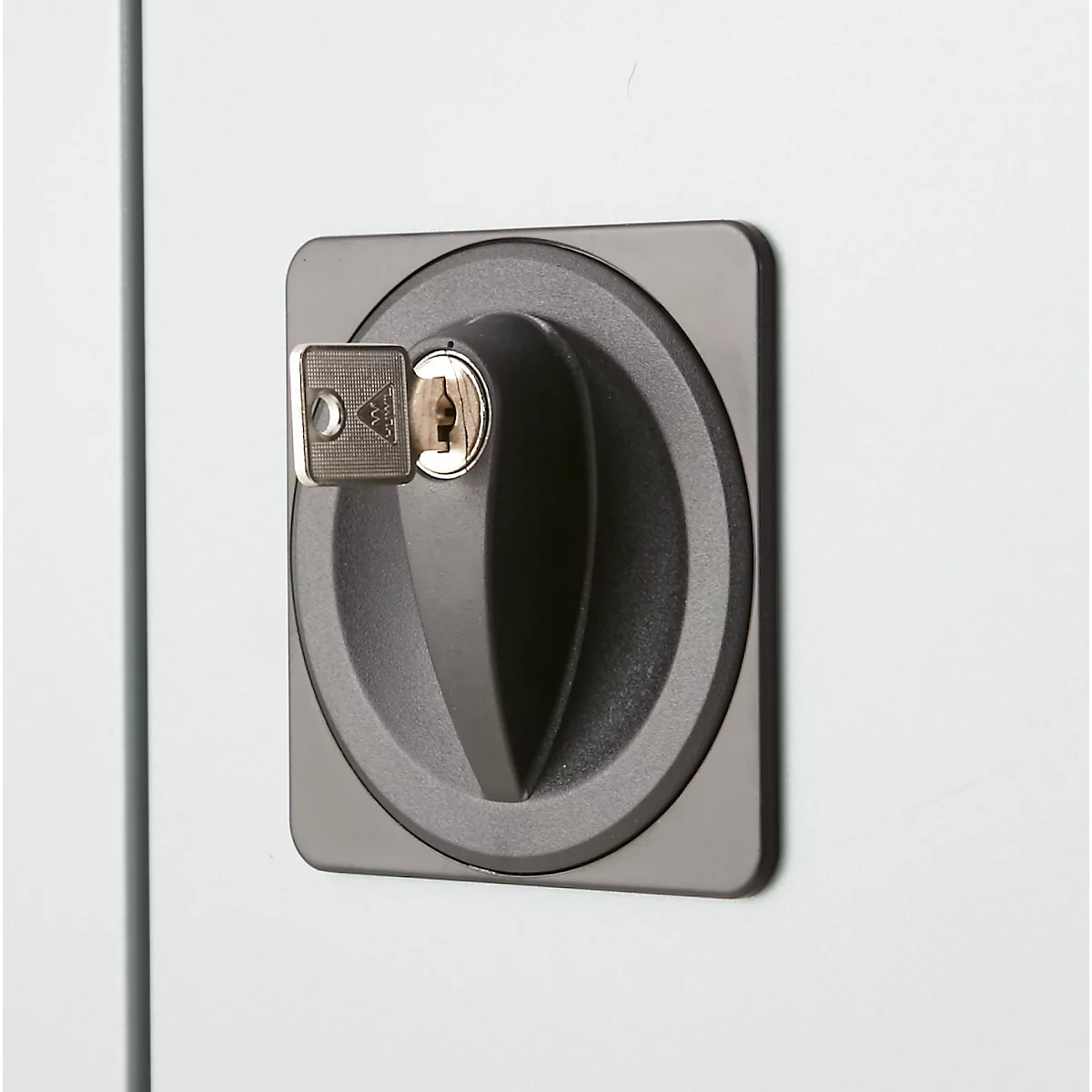 Schäfer Shop Select Armoire à poser SSI Schäfer, verrouillable, hauteur 800 mm, largeur 950 mm, gris clair