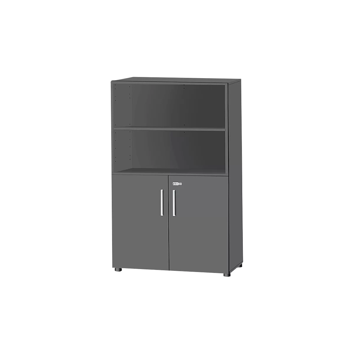 Schäfer Shop Select Armoire combinée SET UP, 4 HC, graphite/graphite 