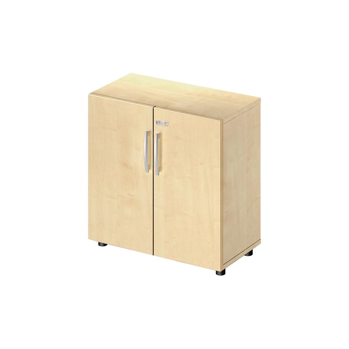 Schäfer Shop Select Armoire LOGIN, 2 hauteurs de classeurs, L 800 x P 420 x H 788 mm, décor érable/décor érable