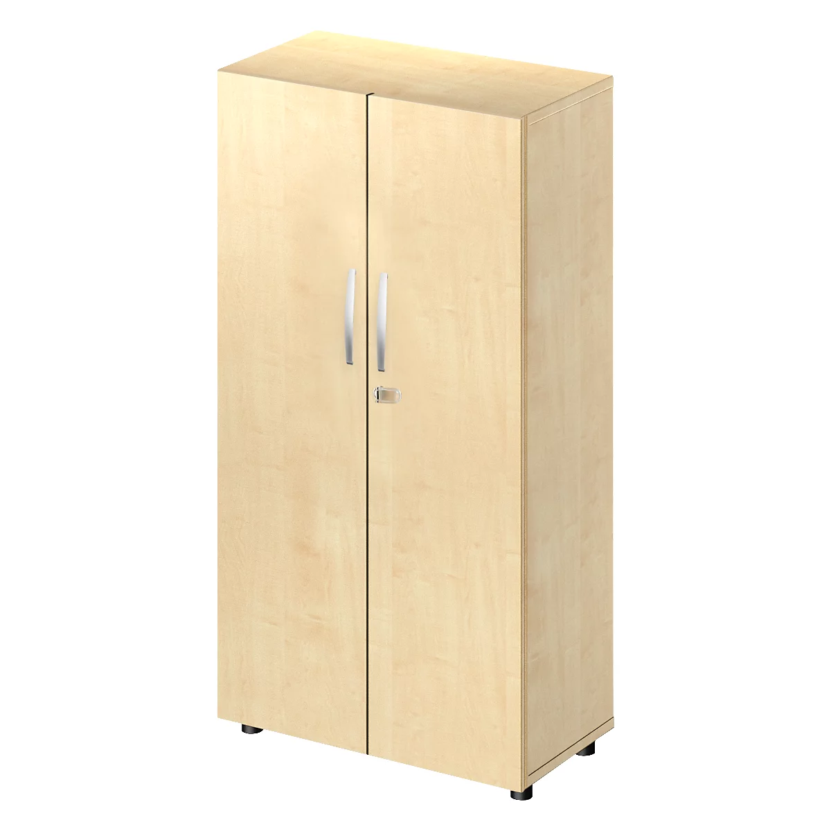 Schäfer Shop Select Armoire LOGIN, 4 hauteurs de classeurs, L 800 x P 420 x H 1514 mm, décor érable/décor érable