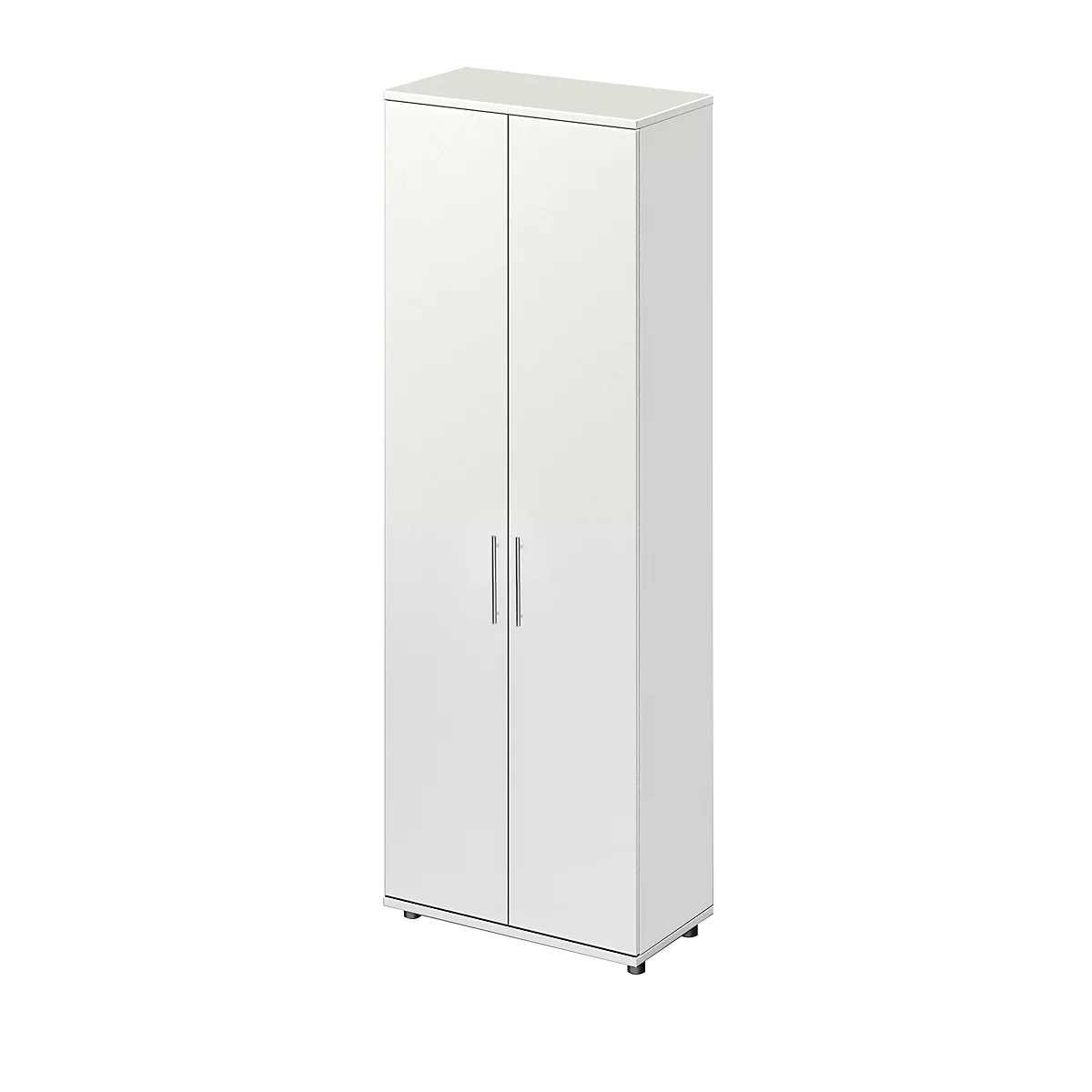 Schäfer Shop Select Armoire Start Off, 6 HC, verrouillable, l. 800 x P 420 x H 2196 mm, bois, gris clair/gris clair 