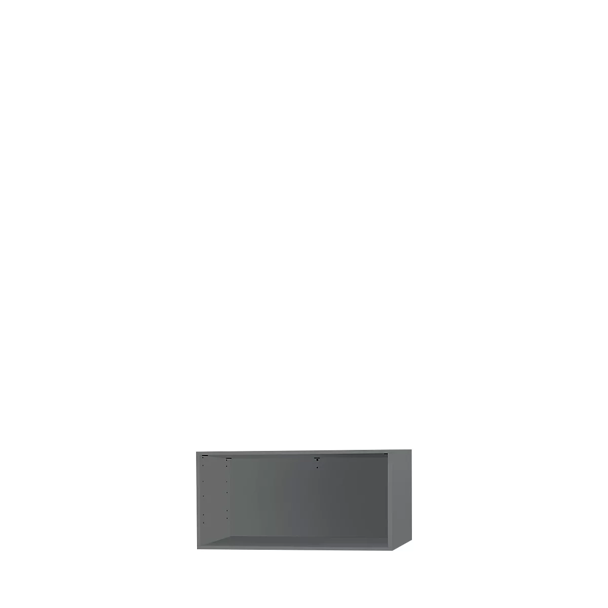 Schäfer Shop Select Aufsatzregal, 1 OH, B 800 x T 420 x H 372 mm, graphit